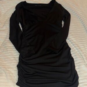 SHEIN Classic Black Long Sleeve Dress